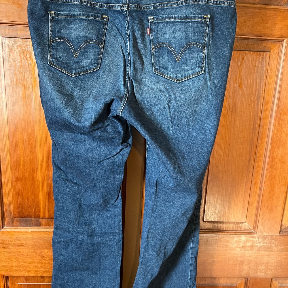Levi’s Women’s 590 Bootcut Blue Jeans - Picture 4 of 5